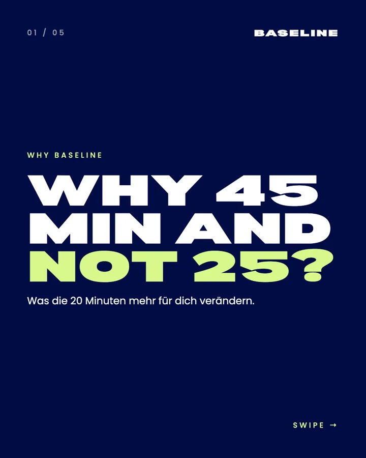 Carousel-Cover: Why 45 min and not 25?